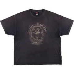 古着 ハーレーダビッドソン Harley-Davidson ピンナップガール モーターサイクル バイクTシャツ メンズXXL相当/eaa570432