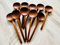 木製レンゲ　スプーン　10本セット