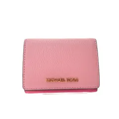 ▼▼MICHAEL KORS マイケルコース レディース 三つ折り財布 がま口 ジェットセットトラベル コンパクトウォレット ピンク