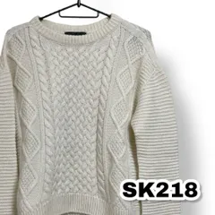 UNTITLED(アンタイトル) 長袖ニット 白色 2サイズ レディーストップス　管理SK218