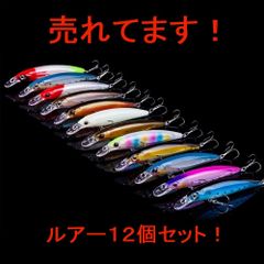 ⭐️売れてます⭐️12個セット⭐️新品 高品質 Peche 光るルアー ルアー ハードルアー ミノー シーバス 海水 淡水