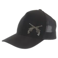 roar - roar ロアー ラインストーン メッシュ キャップ size1/黒