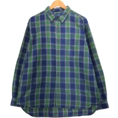 古着 90年代 ジェイクルー J.Crew 長袖 ライトネルチェックシャツ メンズL相当 ヴィンテージ/eaa551986