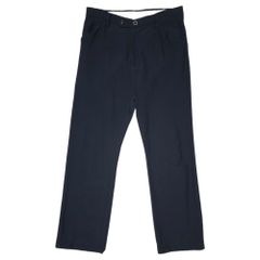 SUNSEA(サンシー) 19SS SNM BLUE TEKETEKE PANTS  スーパーナイスマテリアルブルー テケテケ パンツ スラックス 19S53 3(L) ネイビー