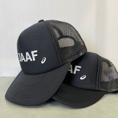 〈2個セット〉新品未使用品　JAAF asics アシックス　キャップ　ブラック　陸上審判員