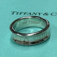 ティファニーナローリング　14号 新品仕上げ　無傷未使用に近い ティファニーナローリング 19号 新品仕上げ 無傷未使用に近い