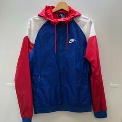 NIKE/ナイキ ナイロンジャケット フーディ フード トリコロール