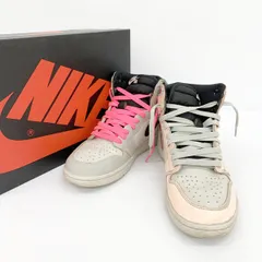 NIKE SB × Air Jordan 1 High OG NYC To Paris CD6678-006 スニーカー ハイカット メンズ 26.5cm ピンク/グレー ナイキ 靴 DF13175■
