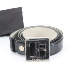 極美品✨BVLGARI　ベルト　スクエアバックル　ロゴ刻印　黒　メンズ 極美品✨ブルガリ ベルト スクエアバックル ハトメピン 男女兼用