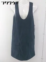◇ Another Edition アナザーエディション ノースリーブ 膝丈 ワンピース ネイビー レディース 【中古】 【1105200005394】のサムネイル