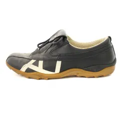 アルマーニ ジーンズ ARMANI JEANS スニーカー シューズ レザー 42 紺 /MM ■MAのサムネイル