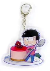 【中古】キーホルダー・マスコット(キャラクター) おそ松(ムース) 「おそ松さん×animatecafe トレーディングアクリルキーホルダー 第四弾」