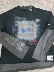 Maison MIHARA YASUHIRO チャンピオン ロゴ レイヤード Tシャツ 48サイズ