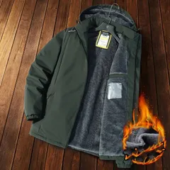 マウンテンパーカー 防風 アウトドアジャケット メンズ 裏起毛 多機能 登山服 裏ボア 保温 登山ジャケット フリース 秋冬 ウインドブレーカー フード付 トレッキングジャケット hWB6886