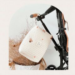 イブルポーチ　イブルバッグ　キルティング　リス　収納バッグ　オムツポーチ