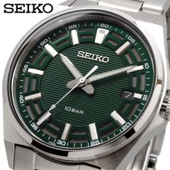 新品 セイコー クォーツ 海外モデル SUR449 メンズ腕時計 100m防水 
