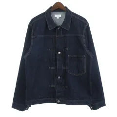 ハイク HYKE 美品 24SS ユナイテッドアローズ別注 ワンウォッシュデニムジャケット TYPE1 青 インディゴブルー 5 約Lのサムネイル