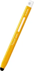 957 エレコム タッチペン 鉛筆型 三角 太軸 超感度タイプ (スマホ・タブレット用) イエロー P-TPEN02BYL