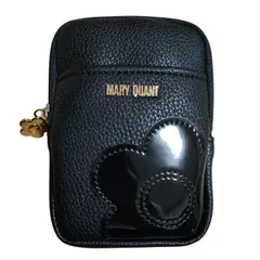 マリークワント MARY QUANT マリクワ マリークアント ポーチ シュリンクデイジーパッチ リップポーチ 【010 ブラック】 マリークヮント