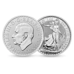 2023年　NGC ブリタニア銀貨　メモリアルラベル　1オンス UKBSB241C