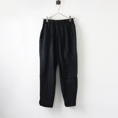 アーバンリサーチ ドアーズ URBAN RESEARCH DOORS リネン混テーパードイージーパンツ S ブラック/黒【2400014460094】