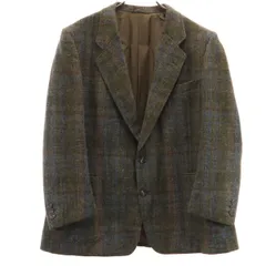 Christian Dior MONSIEUR クリスチャンディオール ムッシュ 90s オールド ツイード テーラードジャケット 100-94-170 ブラウン系 メンズ 古着