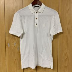70 GUCCI グッチ ポロシャツ ホワイト Lサイズ