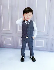 男の子 スーツ 卒業式 入学式 フォーマル 子供 スーツ キッズ スーツ一式 フォーマル 3点セット シングルスーツ 大きいサイズ ジュニアスーツ 七五三 子供フォーマル 小学生 入学式 卒園式 子供服 dj5B249