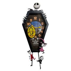 Disney ディズニー 映画 THE NIGHTMARE BEFORE CHRITHMAS ナイトメアー・ビフォア・クリスマス ティム・バートン 時計 振り子時計 掛け時計