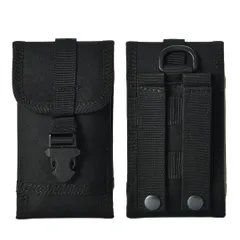 YOGOTI スマホポーチ 携帯電話ポーチ スマホケース ミリタリーポーチ メンズ ウエスト スマホ ベルトポーチ 縦型 防水 持ち運びに便利 アウトドア 登山 作業用 汎用 ベルト通し付き 6インチ以下の全機種対応 iPhone13 iPhone12 Pro