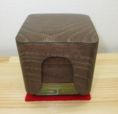 【逢絢亭・新品】茶道具 七事式道具 重香合 桑地 青楽 表流好み 紙箱入り