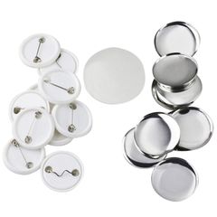 【人気商品】100個 パーツセット 製作 DIY 素材 缶バッジマシーン用 58mm パーツ 缶バッジ [シャンディニー]
