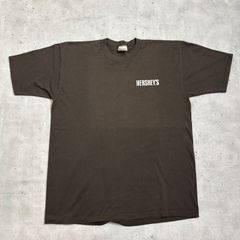 90s HERSHEY'S USA製 企業t ビンテージt 袖裾シングル 古着