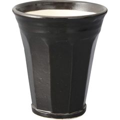 信楽焼・・泡うまビアカップ・ブラックC5114055