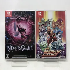 01w-1476 〇 Nintendo Switch ソフト NEVER AWAKE GRAVITY CIRCUIT 2本セット スイッチソフト 動作確認済み 中古品
