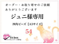 54☆ジュニ様専用 四角ビーズ【A3サイズ】オーダーページ☆ダイヤモンドアート