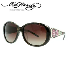 エドハーディー サングラス EdHardy THREE ROSES ブラウン/ブラウングラデーション UVカットのサムネイル