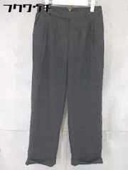 ◇ URBAN RESEARCH アーバンリサーチ チェック ロールアップ パンツ サイズ38 ブラック系 レディース 【中古】 【1102090016233】