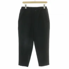 ブラックコムデギャルソン BLACK COMME des GARCONS スラックスパンツ ジップフライ クロップド ウール S 黒 ブラック /BBのサムネイル