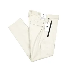 PT TORINO ピーティートリノ / Active LAMDA ノータックスラックス ストレッチパンツ 春夏秋 コットン ナイロン オフホワイト 423288のサムネイル