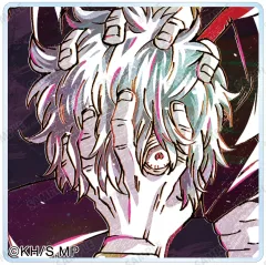 【中古】アクリルスタンド・アクリルパネル 死柄木弔(A) 「僕のヒーローアカデミア トレーディング Ani-Art 第5弾 アクリルタイル ver.A」