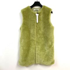 RADIATE】ラディエイト/ボアフリースロングベスト/9号/キミドリ/未使用