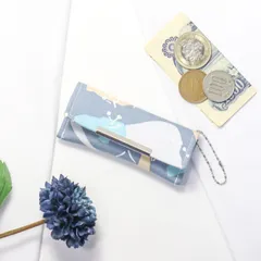 【bir】小さなコインケース マルチミニケース 北欧柄 バードアイ 幾何学模様 受注生産 14日以内に発送