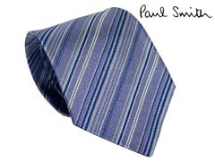 ポールスミス ネクタイ Paul Smith M1A 0TIE K41278 MEN TIE STRIPEY パープル系 マルチカラー ストライプ柄 シルク ジャガード ネクタイ
