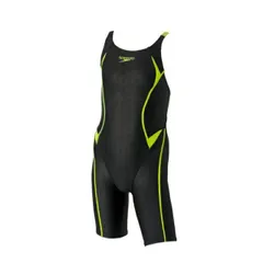 speedo スピード FLEX SX JR OP KNEE クリアGR 120サイズ SCG12301F CG | スポーツ 運動 スポーツ用品 服 衣類 衣料品 ジュニア キッズ ガールズ 競泳 水泳 水着 伸縮性 はっ水性 フィット サポート レッグ丈 