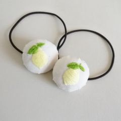 小さなフルーツのヘアゴム ✳︎レモン✳︎