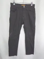 ◇ Θ JOURNAL STANDARD ストレートデニムパンツ サイズS ブラック レディース E  【1409100054934】