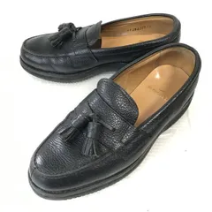 リーガル/REGAL★シボ本革/タッセルローファー【24.0/黒/BLACK】ビブラムソール/ビジネス/dress shoes◆F-41<sale>