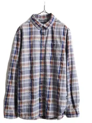 【お得なクーポン配布中!】 ノースフェイス マチ付き コットン チェック 長袖 シャツ M ポケット付き