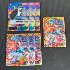 ワンピカード サボ SR パラレル SEC 7枚セット